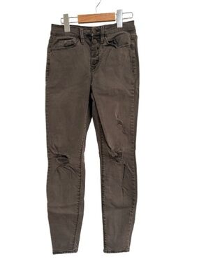 Mudd Skinny Button-Fly High rise Jeggings - Black